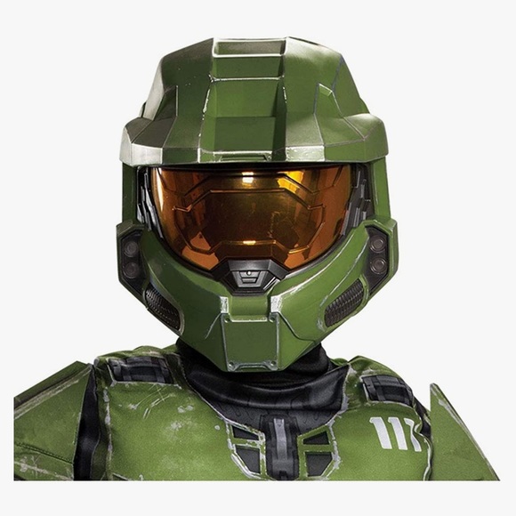 Halo Infinite Master Chief Costume, Muscle Padded Video Game Inspired Character - Picture 5 of 6